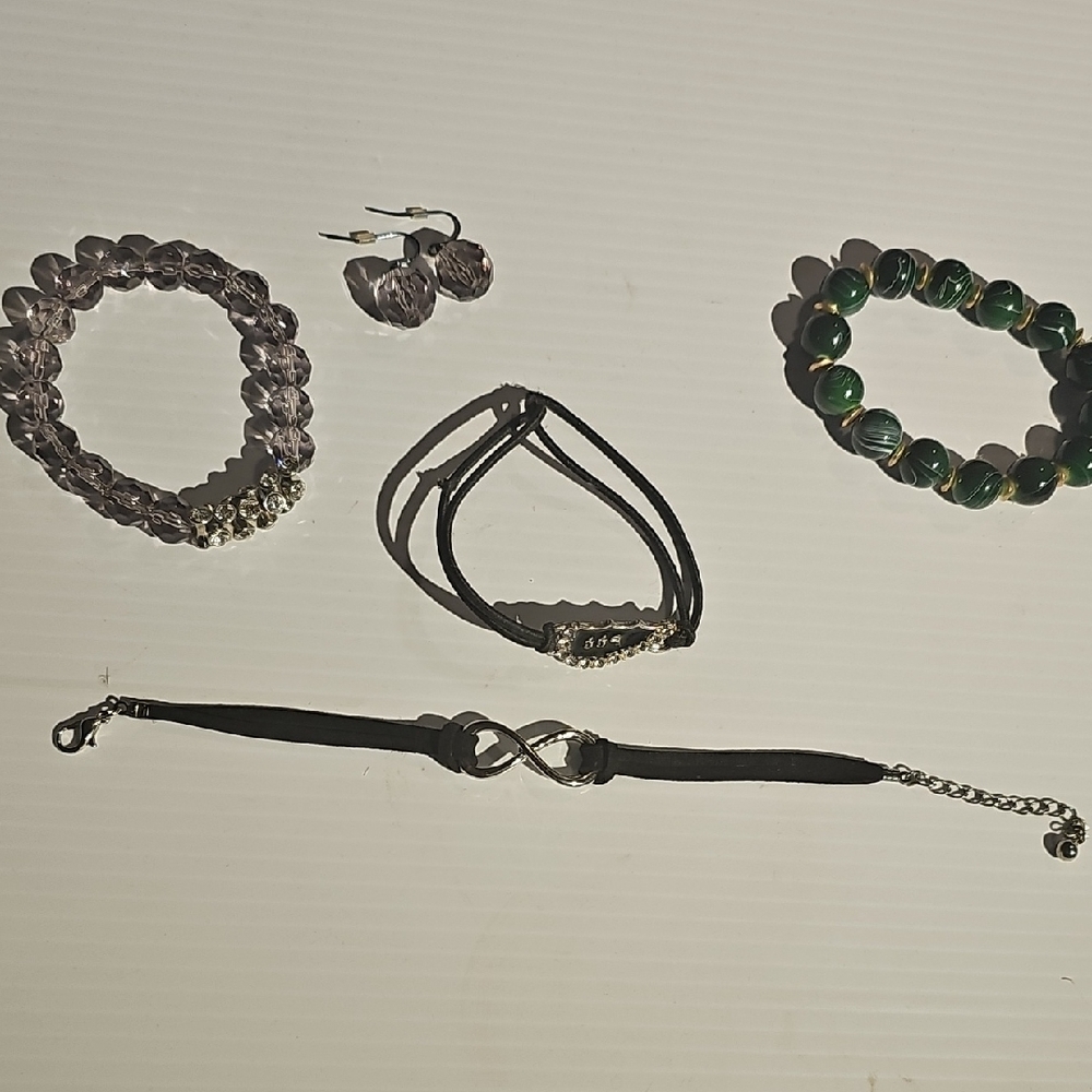 Chic Silver Infinity Bracelet with Black Cord